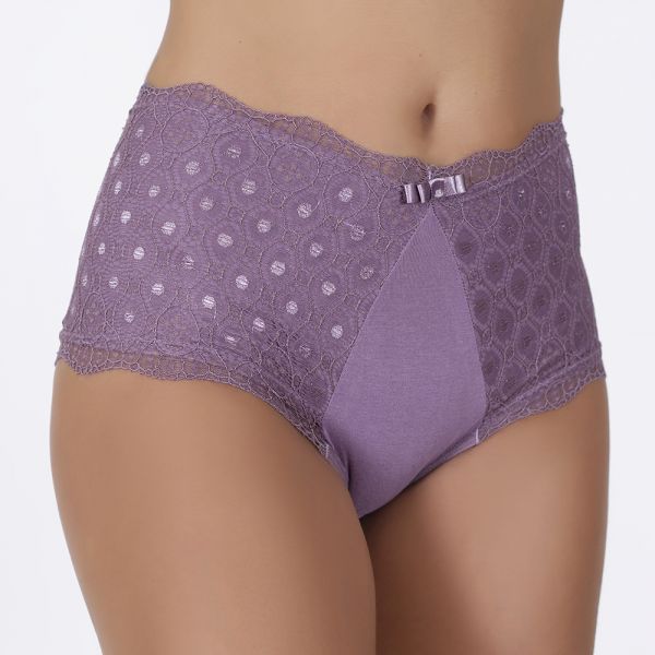 Caleçon em Renda Toda Forrada Satin em Algodão Egípcio