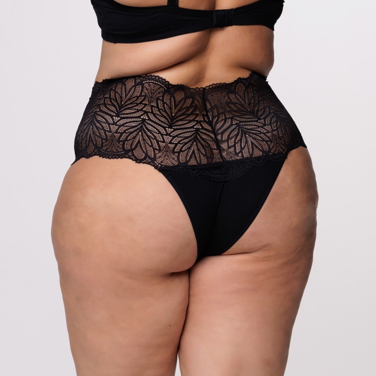 Caleçon Plus Size Renda  em Algodão Egípcio