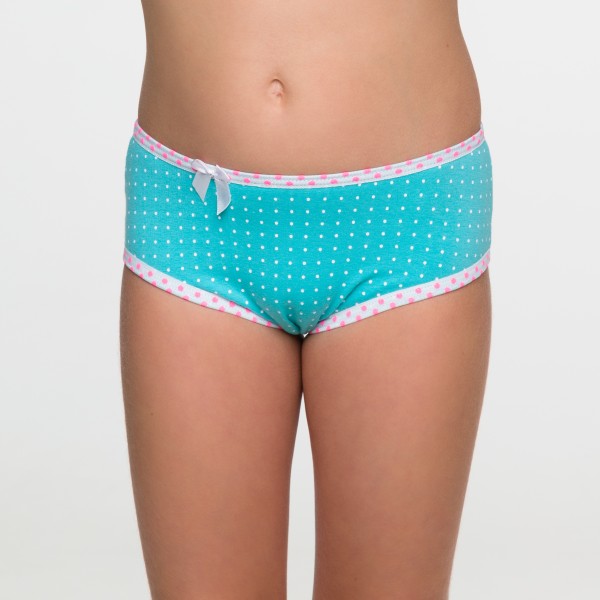 Calcinha Baby Silk Poa Verde Esmeralda em Algodão Egípcio