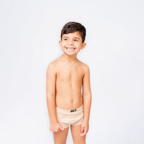 Cueca boxer Algodão Egípcio infantil