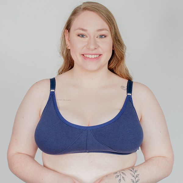 Sutiã em Algodão Egípcio sem Bojo com Alça Reforçada