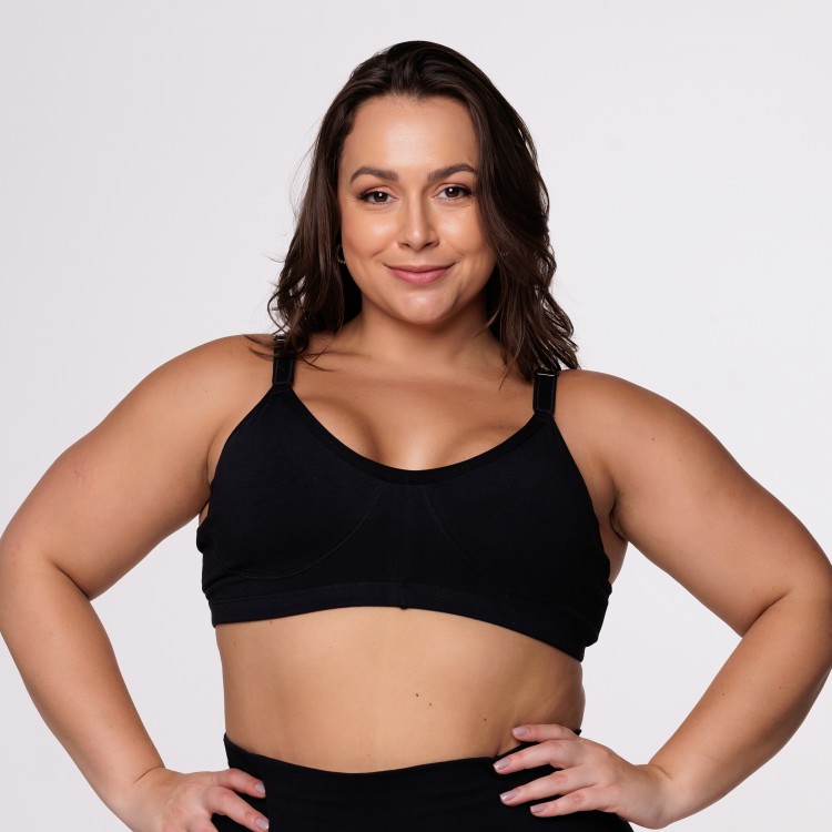 Sutiã em Algodão Egípcio sem Bojo com Alça Reforçada