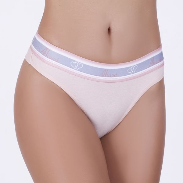 Fio Duplo Em Algodão Egípcio com Elástico personalizado Nude