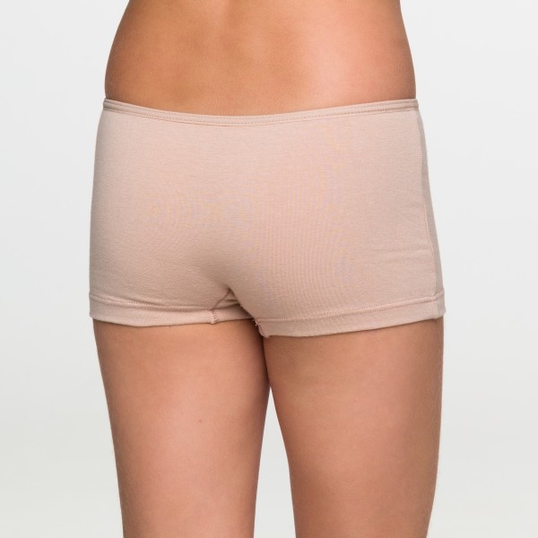 Cueca Feminina Infantil Areia de Algodão Egípcio