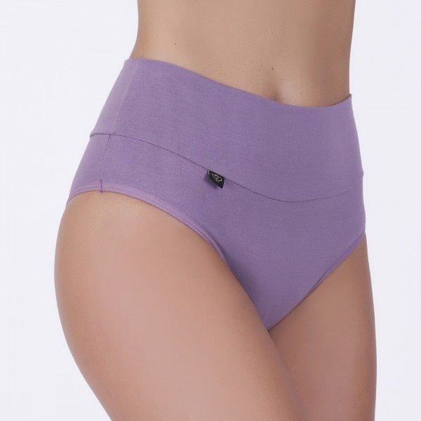 Calcinha Plus Size Cós Super Largo Em Algodão Egípcio na cor Satin