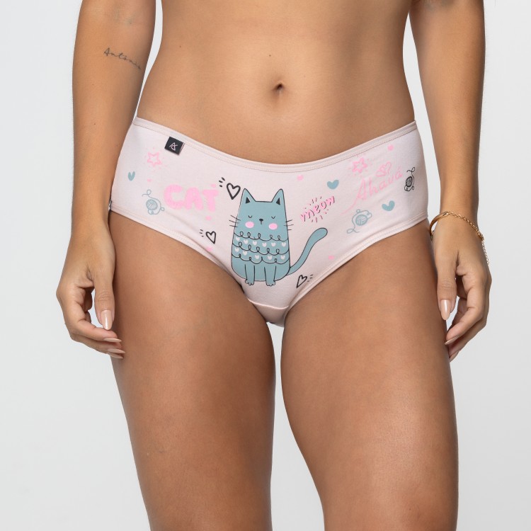 Calçola Estampada Nuded em Algodão Egípcio