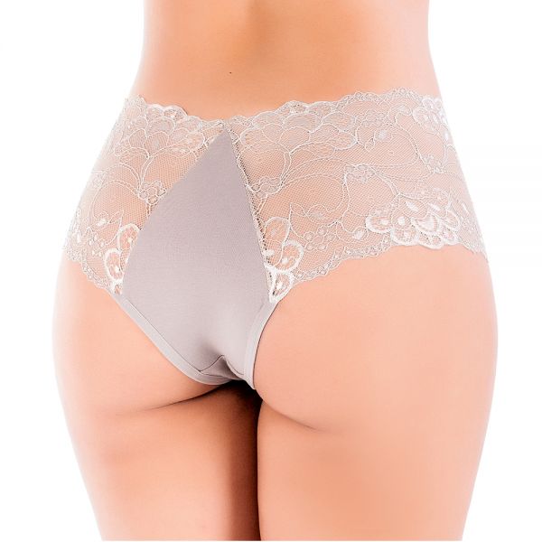 Caleçon Renda Areia em Algodão Egípcio