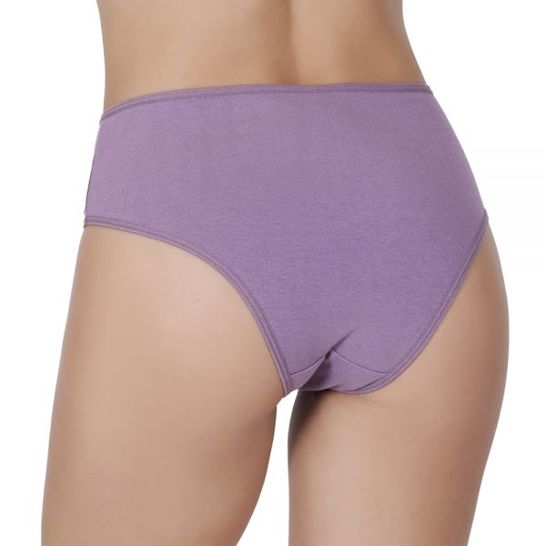 Calcinha em Algodão Egípcio Satin com Detalhe Renda na Cintura